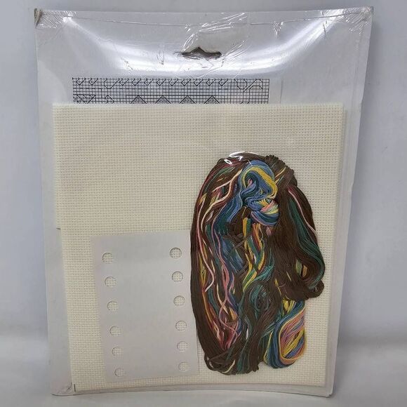JANLYNN COUNTED CROSS STITCH KIT MOTHERS PRAYER 2001 15" X 18" NEW - Picture 4 of 4